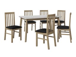 Salle à manger complète Victorville 267 (Sonoma chêne)