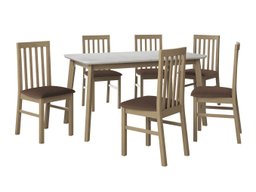 Salle à manger complète Victorville 267 (Sonoma chêne)