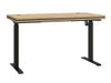 Bureau réglable en hauteur Tucson 170 (Chêne Artisan + Noir mat)
