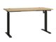 Bureau réglable en hauteur Tucson 171 (Chêne Artisan + Noir mat)