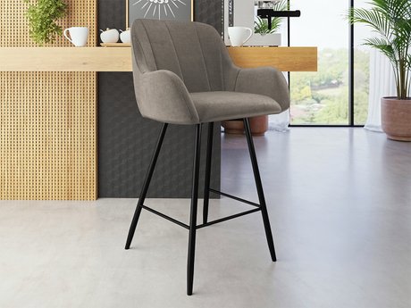 Chaise de bar Jackson 102 (Noir + Magic Velvet 2209)