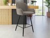 Chaise de bar Jackson 102 (Noir + Magic Velvet 2209)