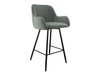 Chaise de bar Jackson 102 (Noir + Magic Velvet 2217)