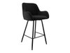 Chaise de bar Jackson 102 (Noir + Magic Velvet 2219)