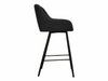 Chaise de bar Jackson 102 (Noir + Magic Velvet 2219)