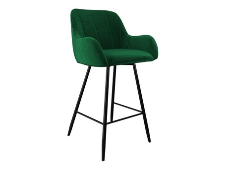 Chaise de bar Jackson 102 (Noir + Magic Velvet 2225)