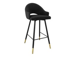 Chaise de bar Jackson 103 (Noir + Magic Velvet 2219)