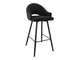 Chaise de bar Jackson 103 (Noir + Magic Velvet 2219)