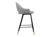 Chaise de bar Jackson 103 (Noir + Magic Velvet 2240)
