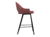 Chaise de bar Jackson 103 (Noir + Magic Velvet 2258)