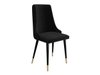 Chaise Jackson 106 (Noir + Magic Velvet 2219)