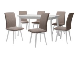 Salle à manger complète Victorville 335 (Blanc)