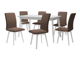 Salle à manger complète Victorville 335 (Blanc)