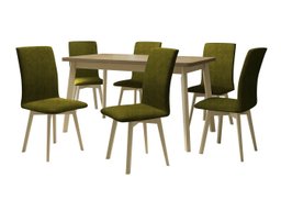 Salle à manger complète Victorville 335 (Sonoma chêne)