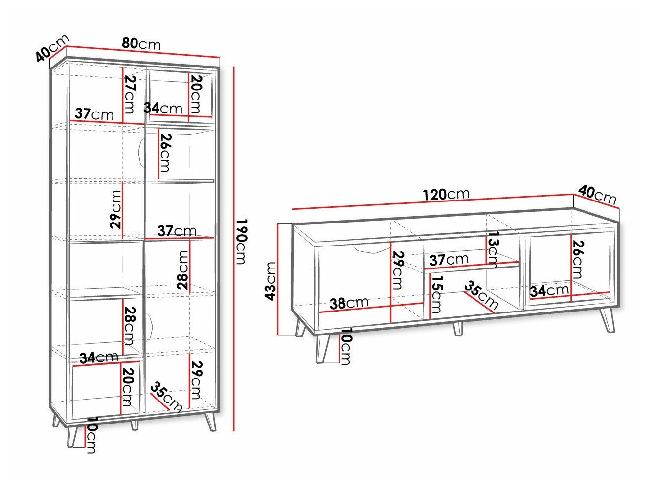 Chambre enfant complète Domvera 120