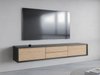 Meuble TV Austin 325 (Anthracite + Chêne)