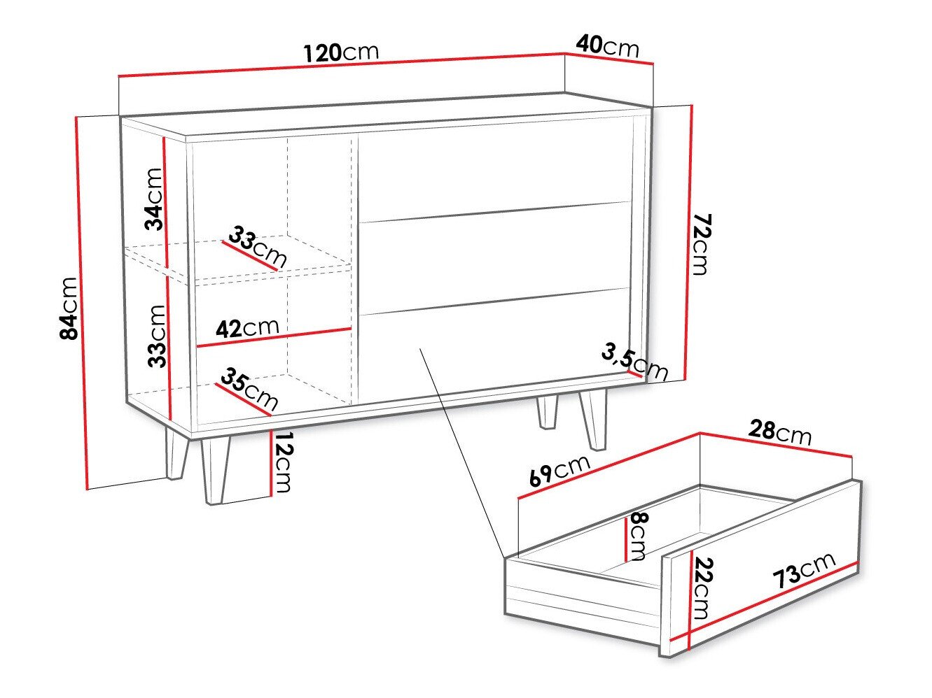 Commode Comfivo Romtori