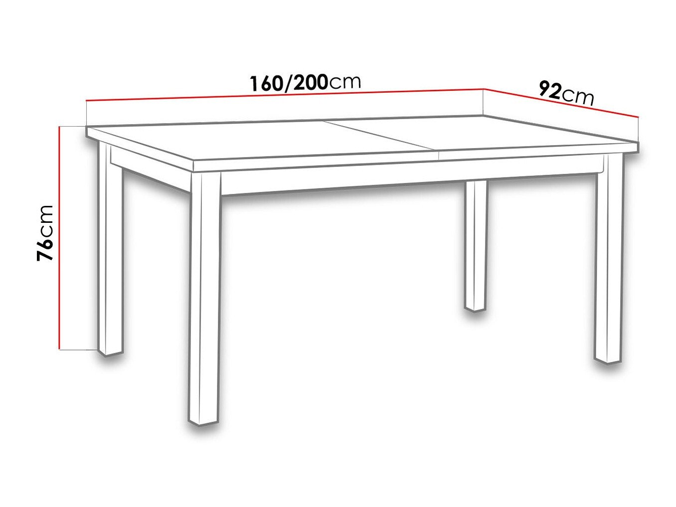 Table Victorville 106 (Sonoma chêne)