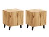 Ensemble de tables de chevet Remeta 104 (Chêne wotan)