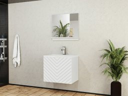 Ensemble de salle de bain Comfivo Livciro 100 (Blanc)