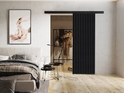 Porte coulissante Dover 201 (Anthracite + Noir)