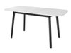 Table Edmond 110 (Chêne doré artisanal + Noir)