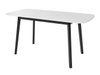 Table Edmond 110 (Marbre gris + Noir)