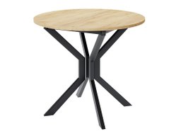 Table Edmond 111 (Chêne doré artisanal + Noir)