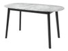 Table Edmond 114 (Marbre gris + Noir)