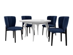 Salle à manger complète Racine 140 (Magic Velvet 2216)