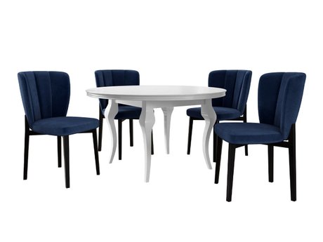 Salle à manger complète Racine 140 (Magic Velvet 2216)