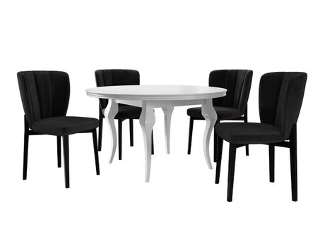 Salle à manger complète Racine 140 (Magic Velvet 2219)