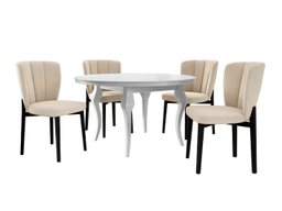 Salle à manger complète Racine 141 (Magic Velvet 2250)