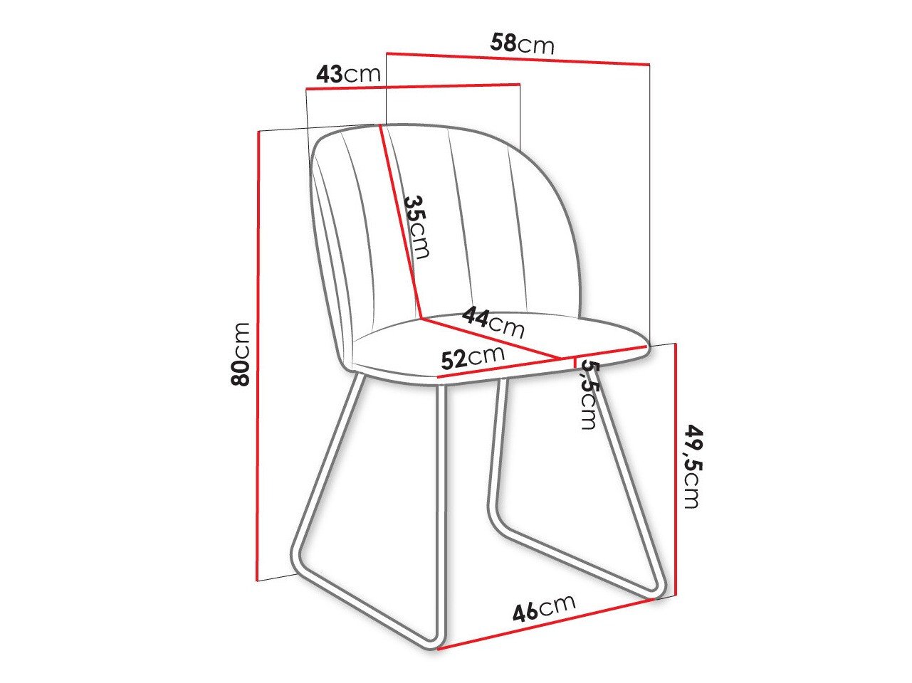 Chaise Comfivo 101 (Magic Velvet 2217)