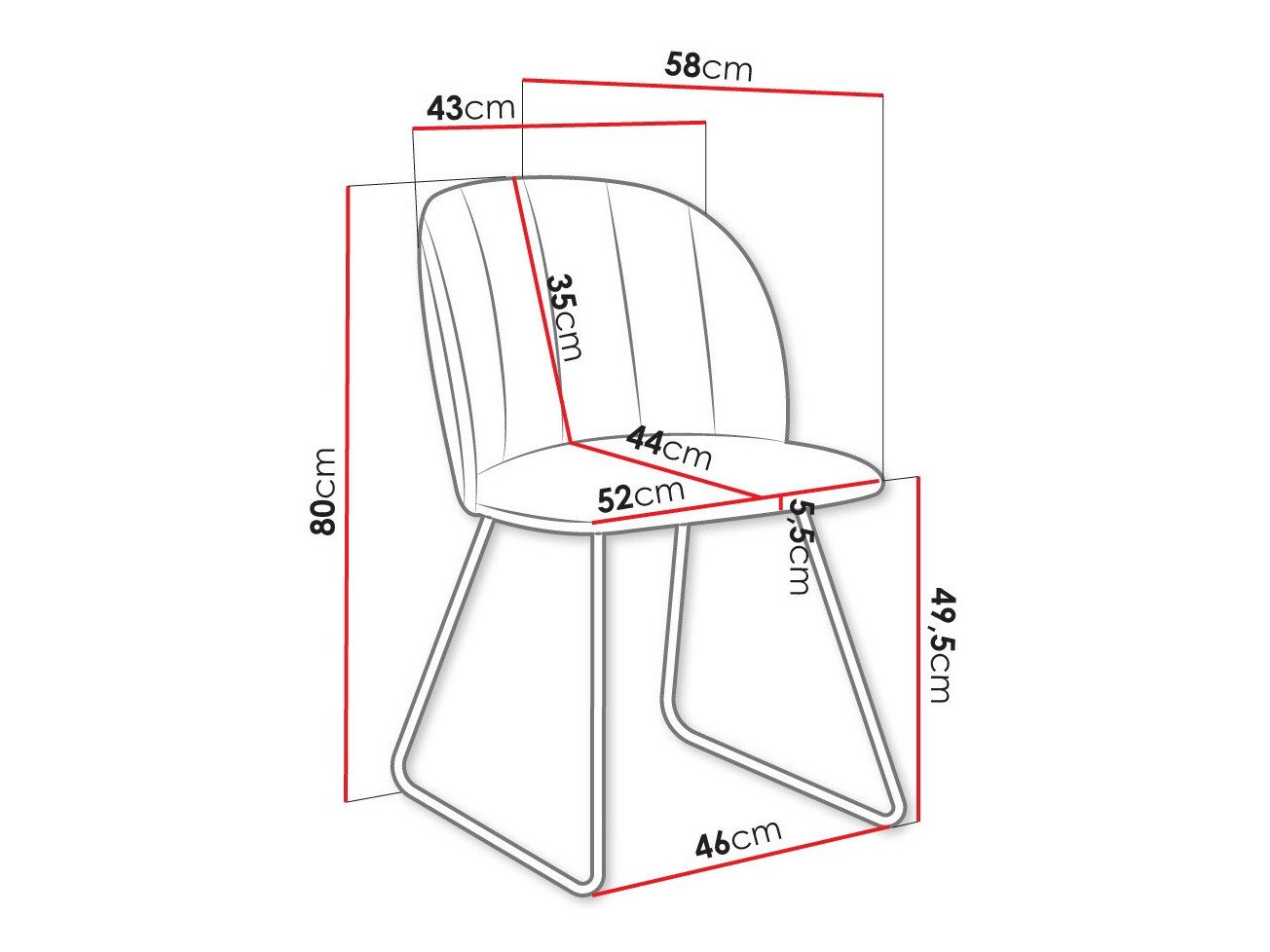 Chaise Comfivo Passer I (Magic Velvet 2216)