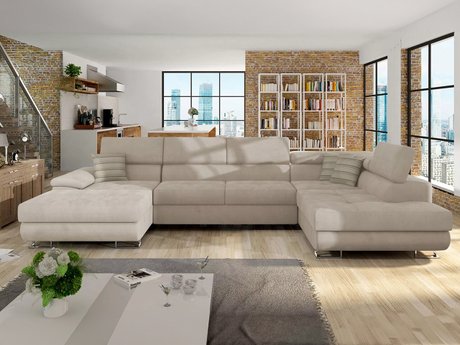 Canapé d'angle Comfivo 190 (Uttario Velvet 2979 + Senegal 825)