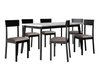 Salle à manger complète Victorville 350 (Blanc + Noir)