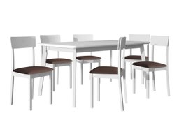 Salle à manger complète Victorville 350 (Blanc)