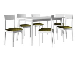 Salle à manger complète Victorville 350 (Blanc)