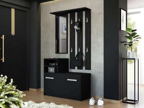 Meuble d'entrée Candum (Noir)