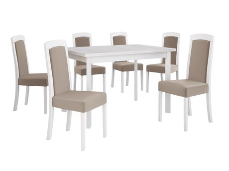 Salle à manger complète Victorville 351 (Blanc)