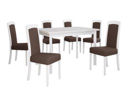 Salle à manger complète Victorville 351 (Blanc)