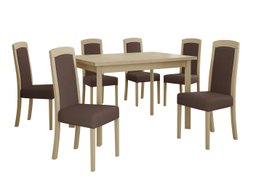 Salle à manger complète Victorville 351 (Sonoma chêne)