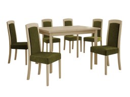 Salle à manger complète Victorville 351 (Sonoma chêne)