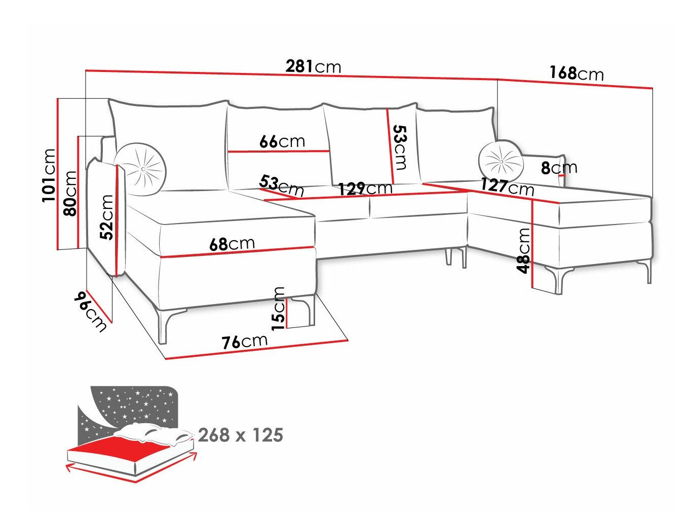 Canapé d'angle Clovis 111 (Manila 16)