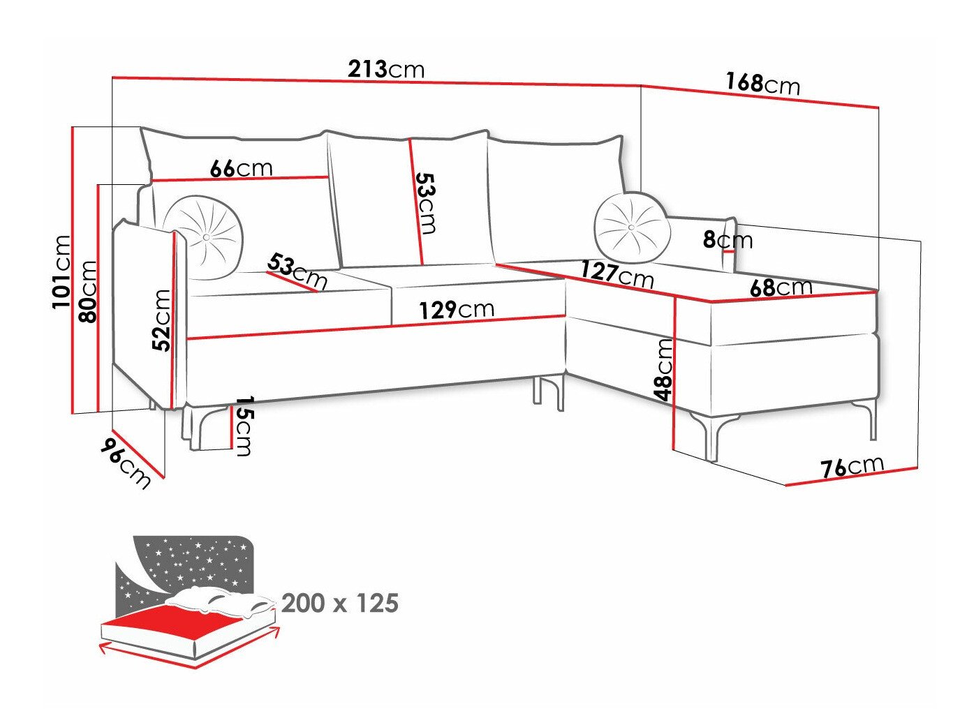 Canapé d'angle Clovis 112 (Manila 29)