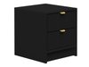 Table de chevet Comfivo Larmire 106 (Noir)