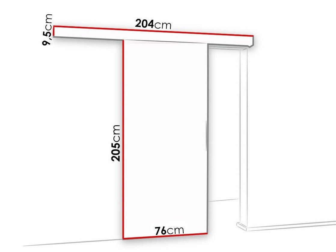 Porte coulissante Dover 219