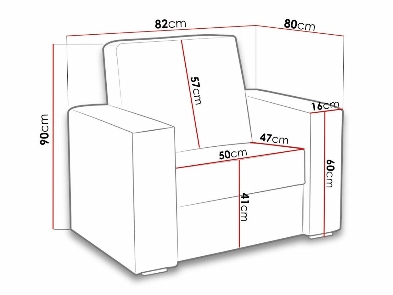 Fauteuil Providence 170 (Soft 011 + Lux 05)