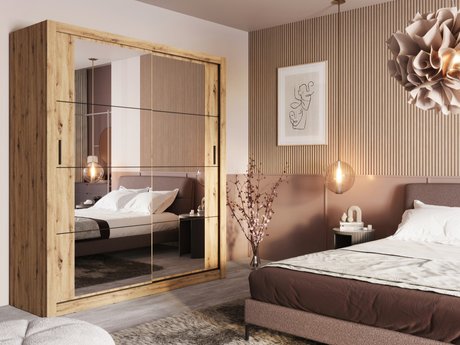 Armoire Fresno 102 (Chêne Artisan)